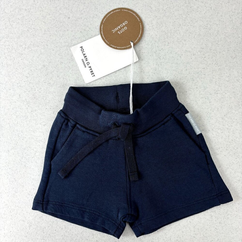 Polarn O Pyret Navy Blue Shorts NWT 0-1M